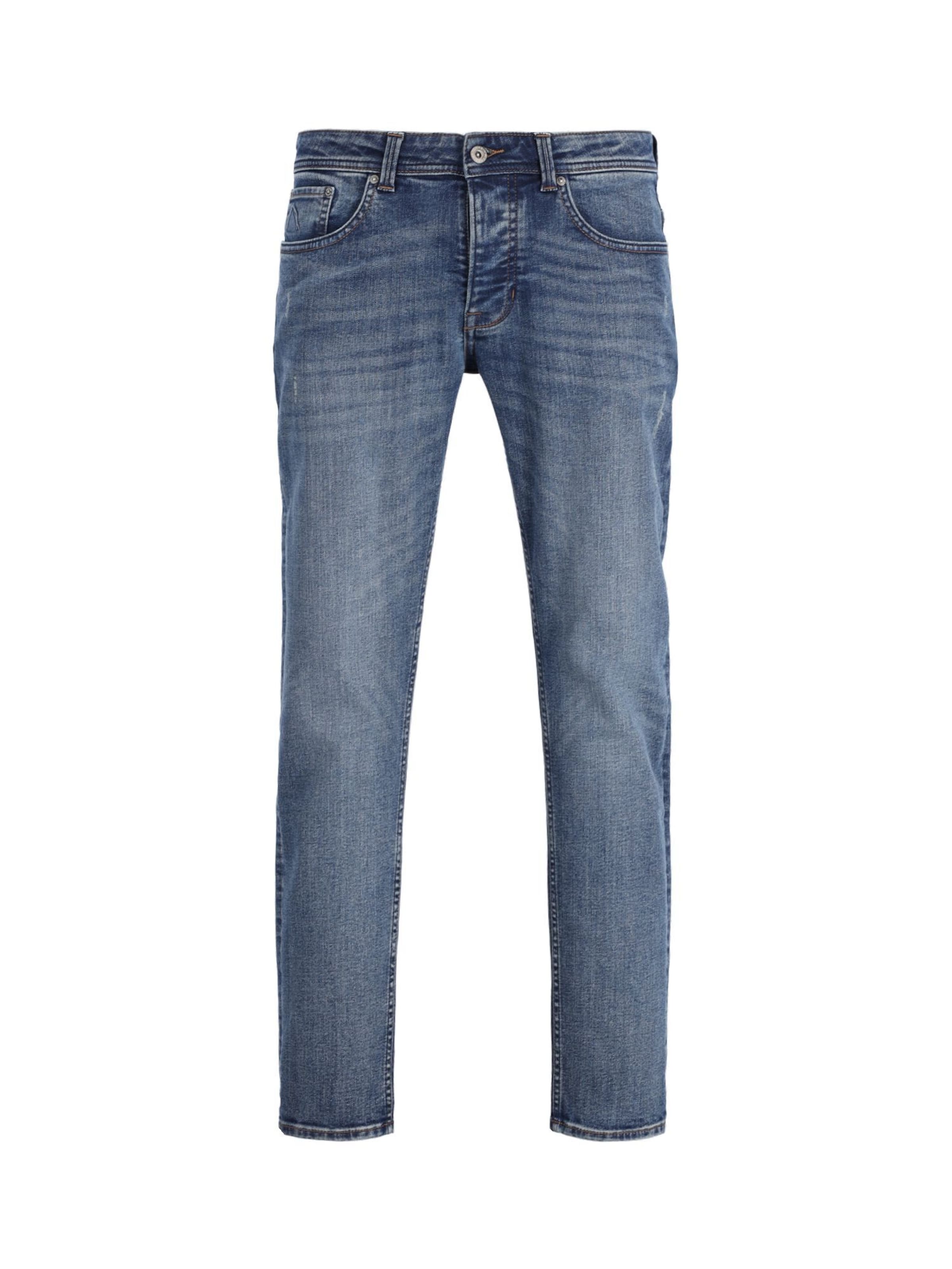CHASIN' Tapered Jeans 'Crown Fin' in Blau: Vorderseite