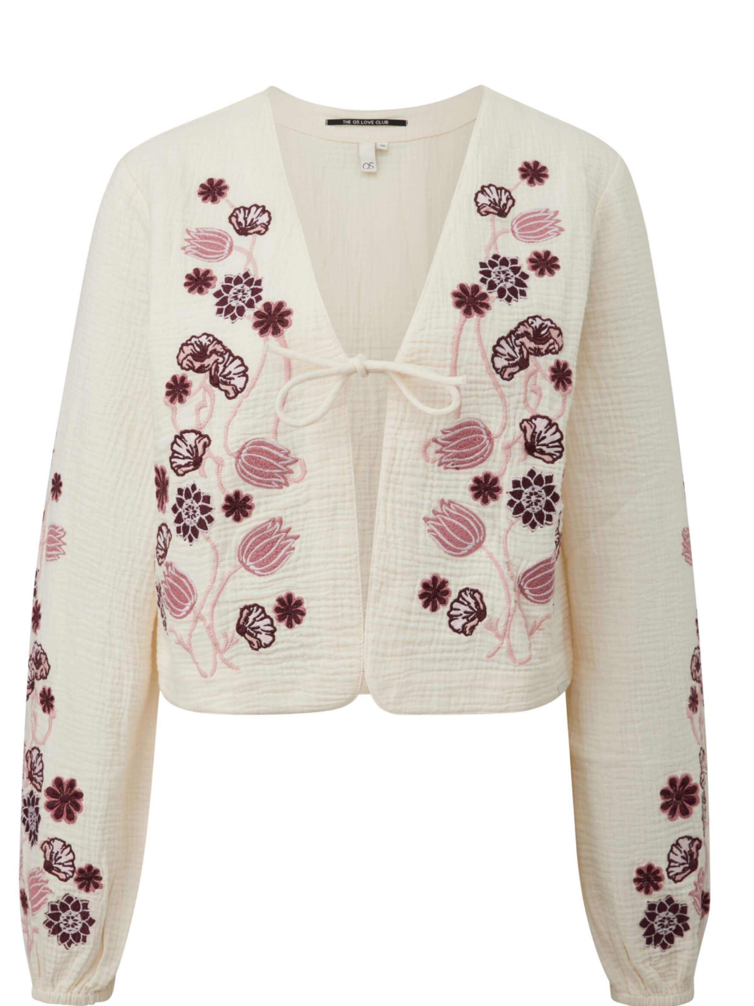 Chemisier 'Q/S designed by - Dames blouse' QS en blanc : devant