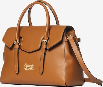 Sacs à main 'Evanthe Lux' Secret Pon Pon en marron : devant