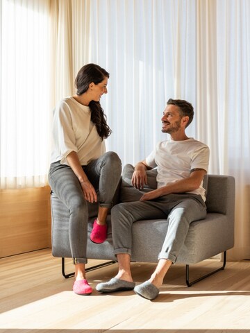 MagicFelt Slippers 'Filzpantoffel Magicfelt 709' in Grey