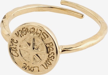 Pilgrim Ring 'Gerda' in Goud: voorkant