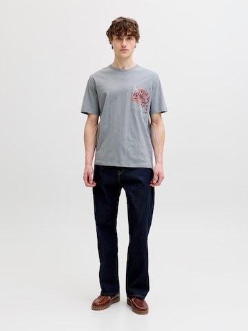 JACK & JONES Bluser & t-shirts 'JORMONTAUK' i blå