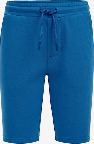WE Fashion Slim fit Trousers in Blue: front