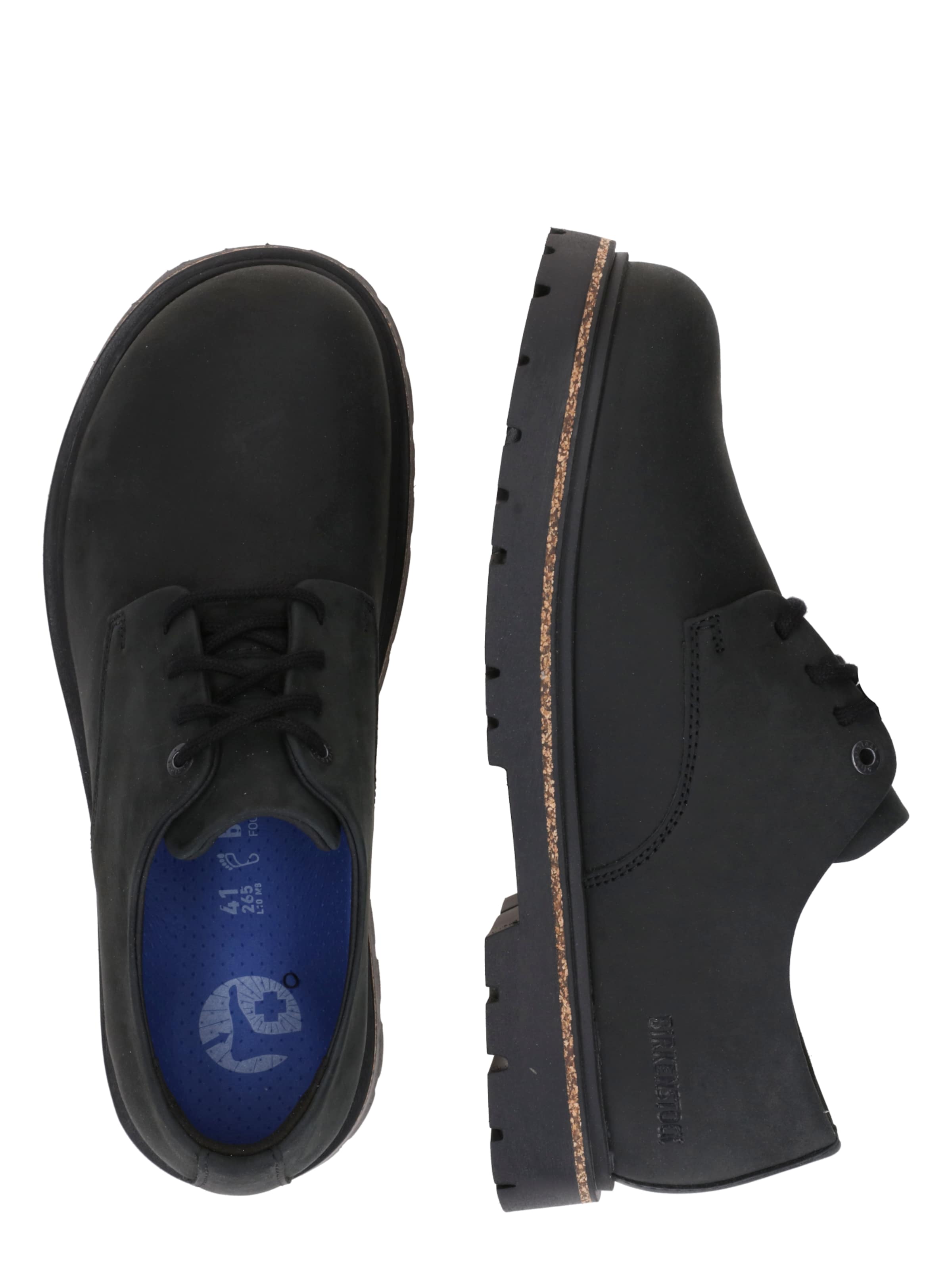 BIRKENSTOCK Δετό παπούτσι 'Highwood' σε μαύρο