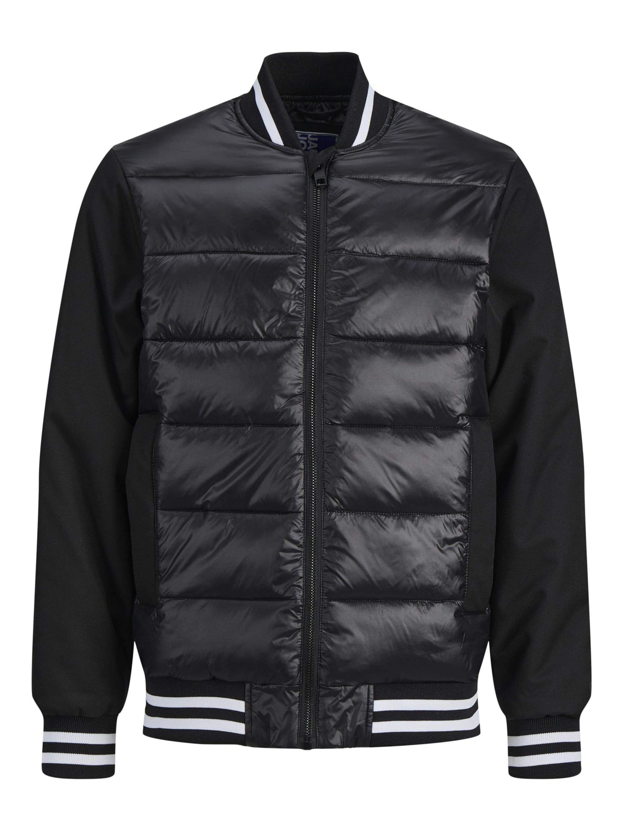 Veste mi-saison 'Black' Jack & Jones Junior en noir : devant