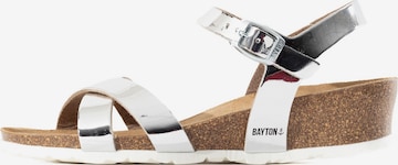 Bayton Sandal 'Lajas' i silver: framsida