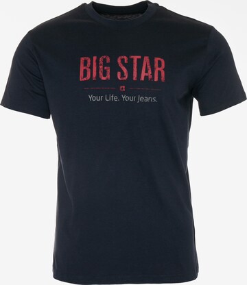 T-Shirt 'Bruno' BIG STAR en bleu : devant