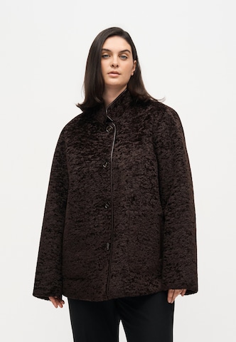Veste mi-saison 'RIGA' Persona by Marina Rinaldi en marron : devant