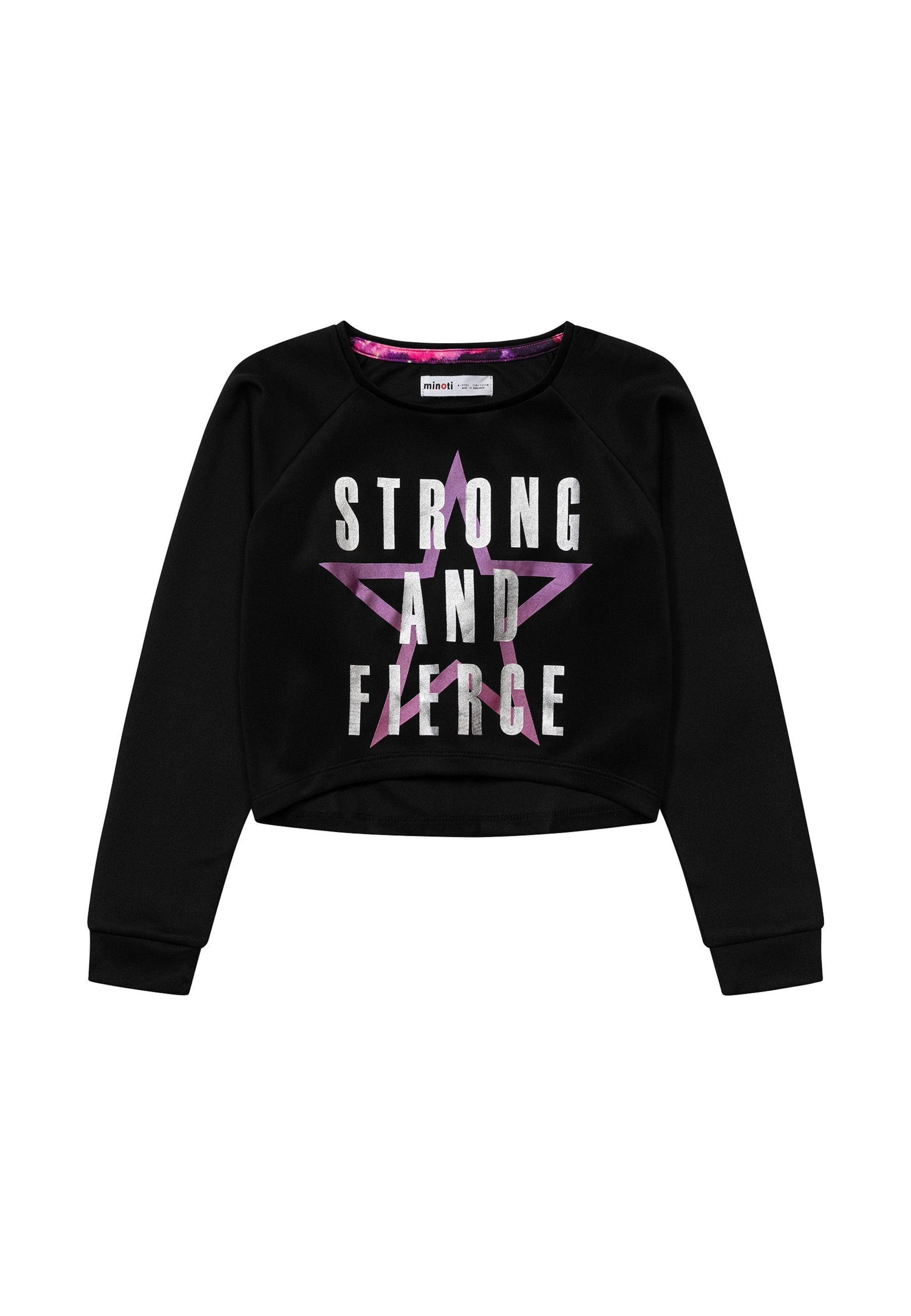 MINOTI Sweatshirt i sort: forside