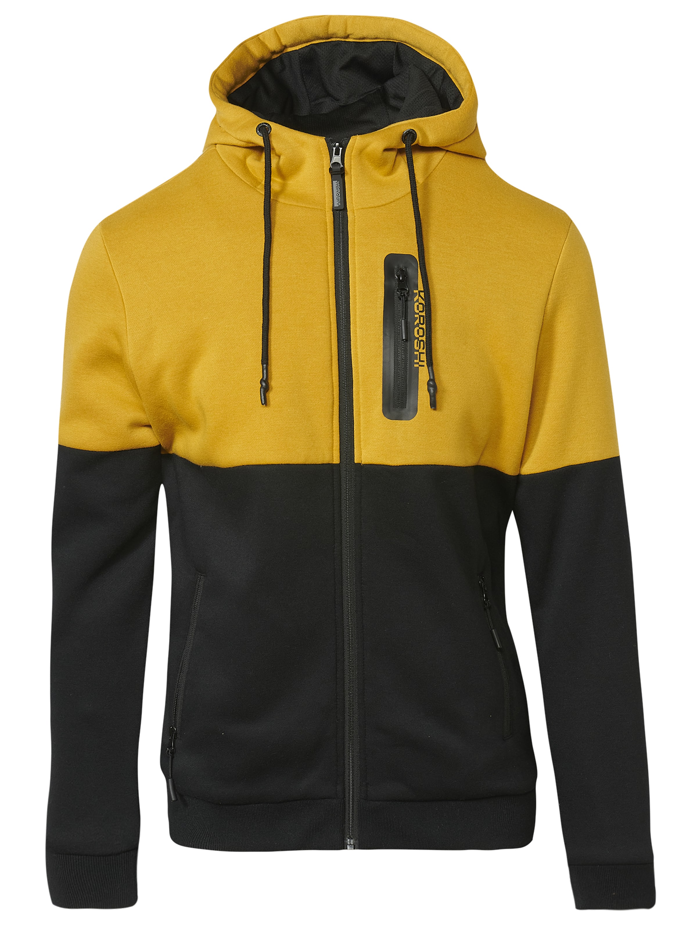 KOROSHI Prehodna jakna | rumena barva: sprednja stran