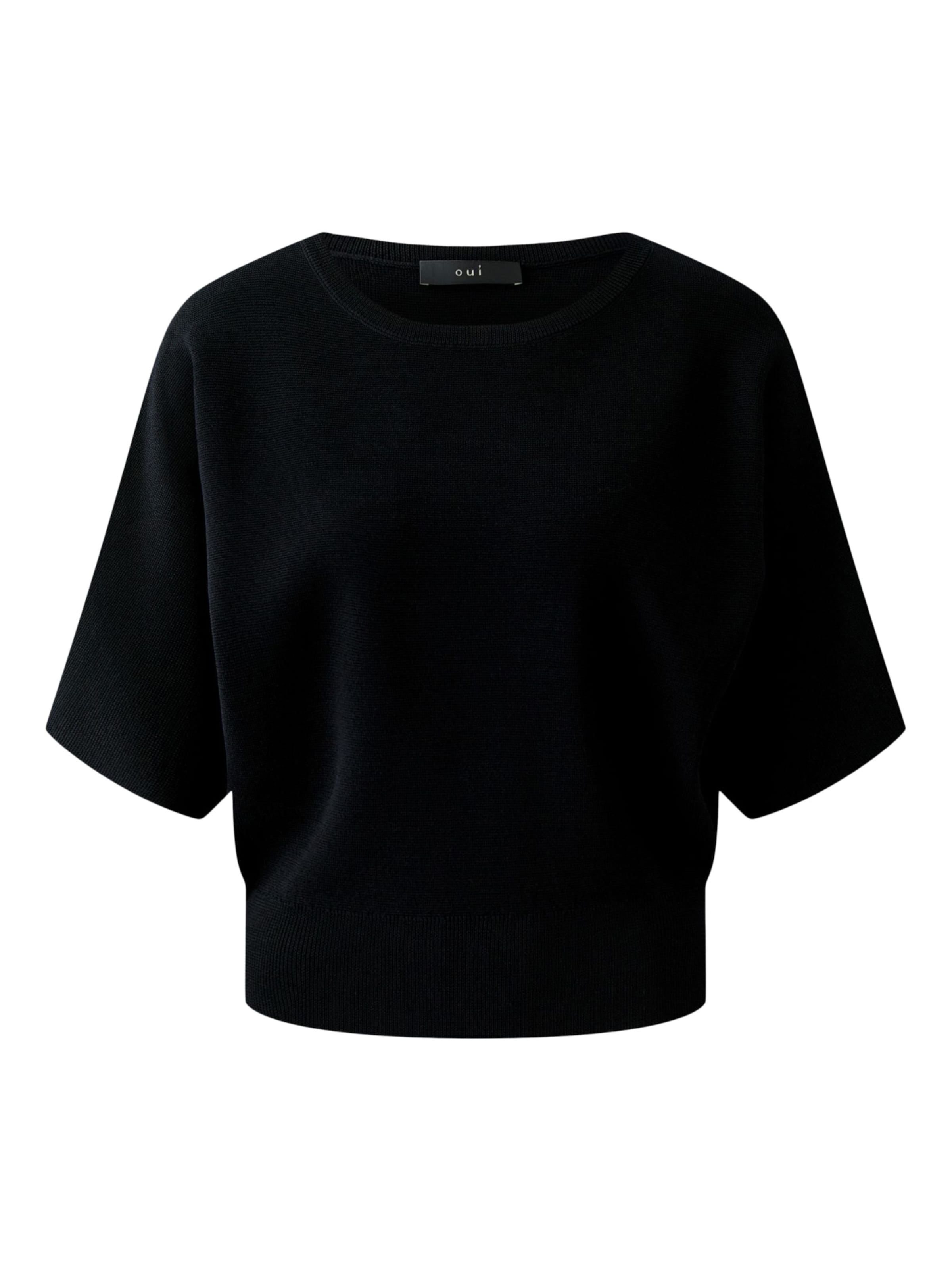 OUI Pullover in Schwarz: Vorderseite