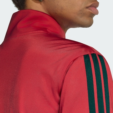 ADIDAS PERFORMANCE Sports sweat jacket 'Manchester United DNA' in Red