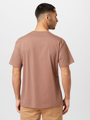 Cleptomanicx Shirt 'New Dimension' in Brown