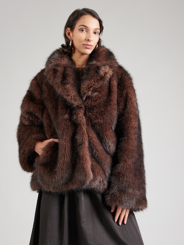 Monki - Chaqueta de entretiempo en marrón: frente