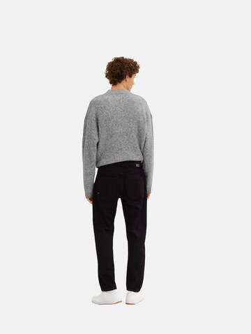 TOM TAILOR DENIM Loosefit Jeans i svart