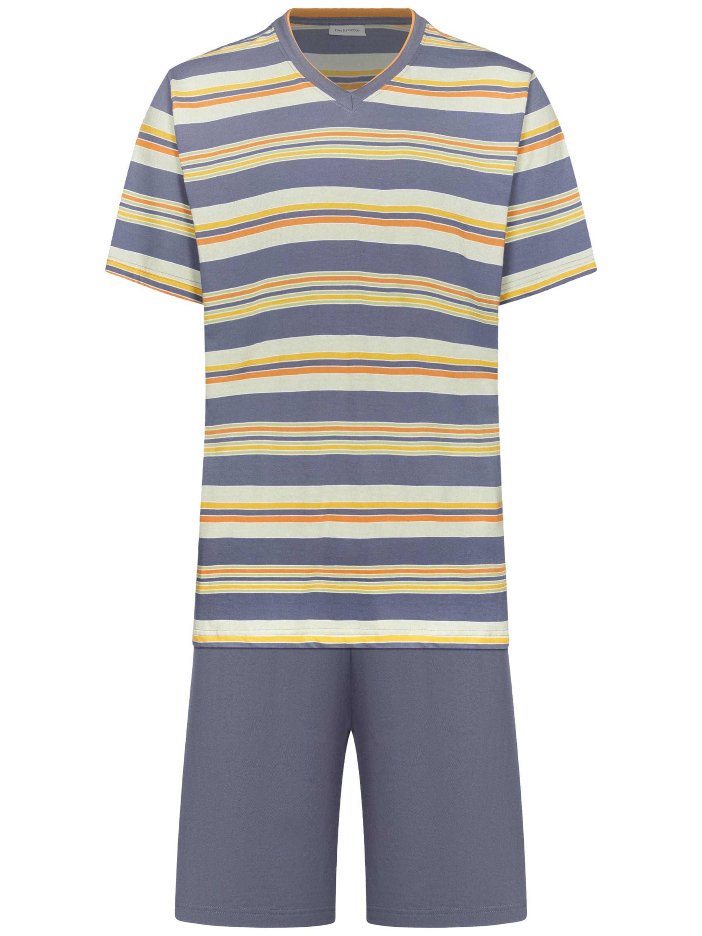 Pastunette Pajama short 'Shortama' in Blue: front