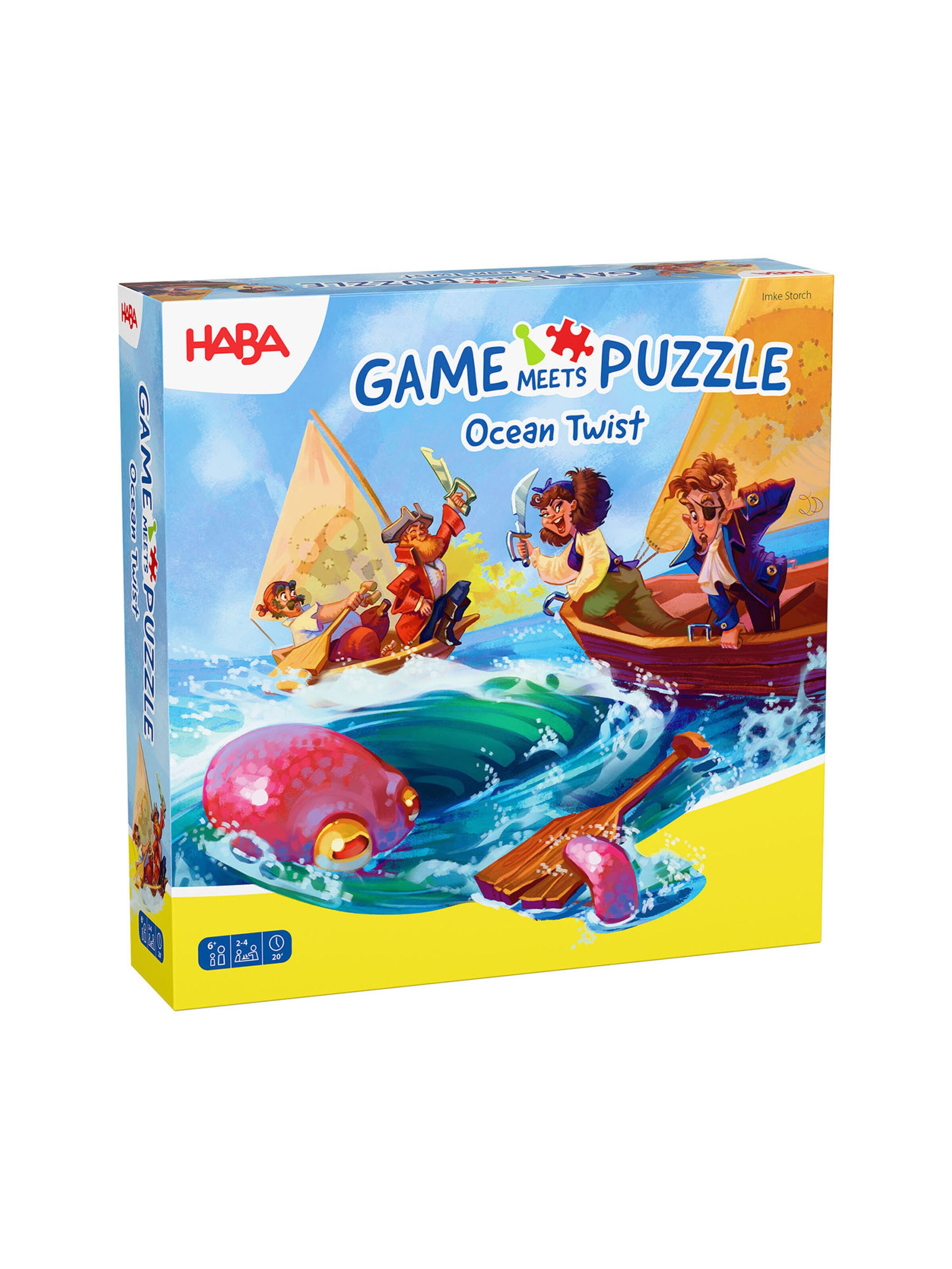HABA Game ' Puzzle-Abenteuer Ocean Twist ' in Mixed colours: front