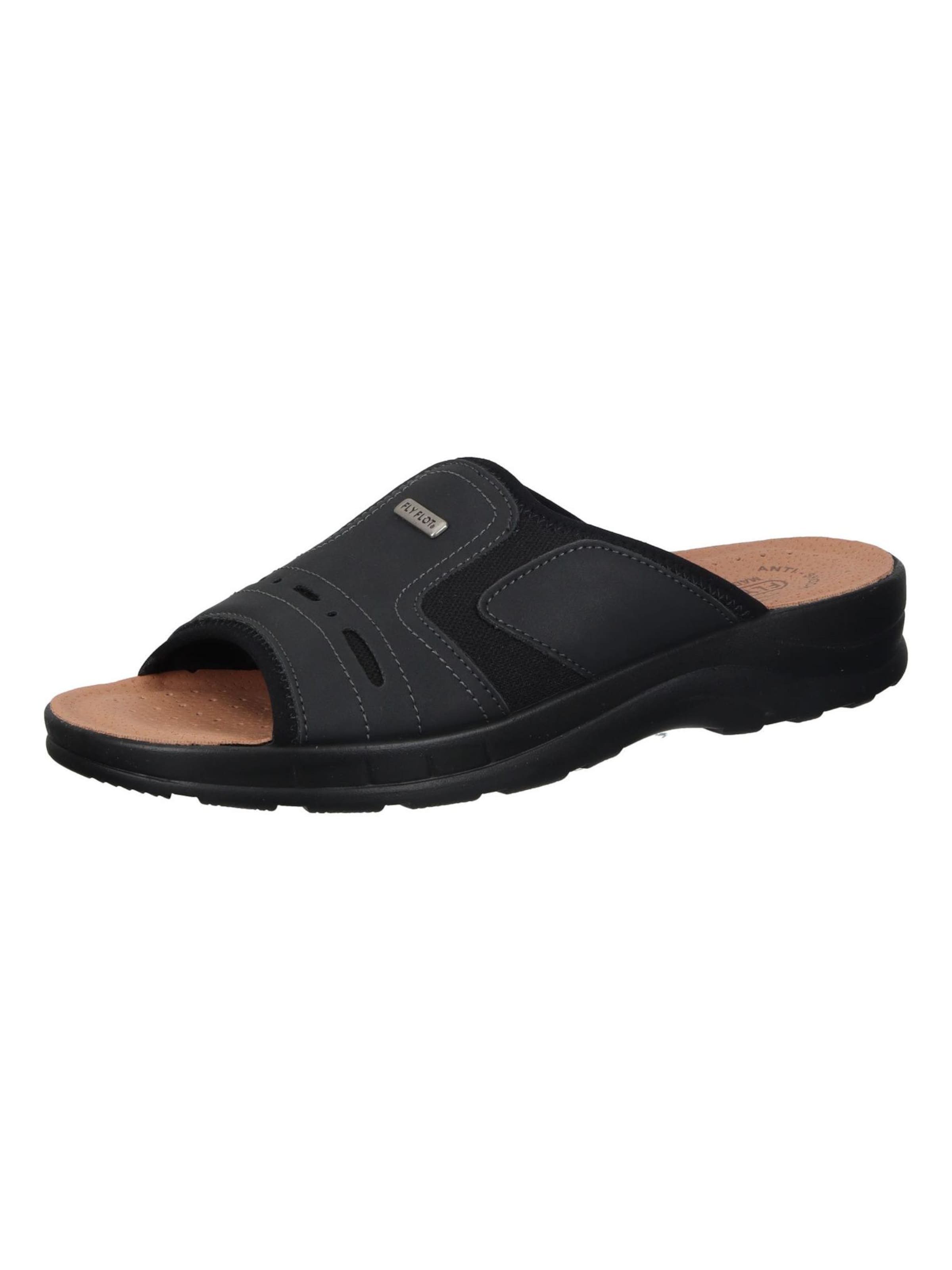 FLY FLOT Pantolette 'Pantoletten'‌‌‌‌‌ in Schwarz: Vorderseite