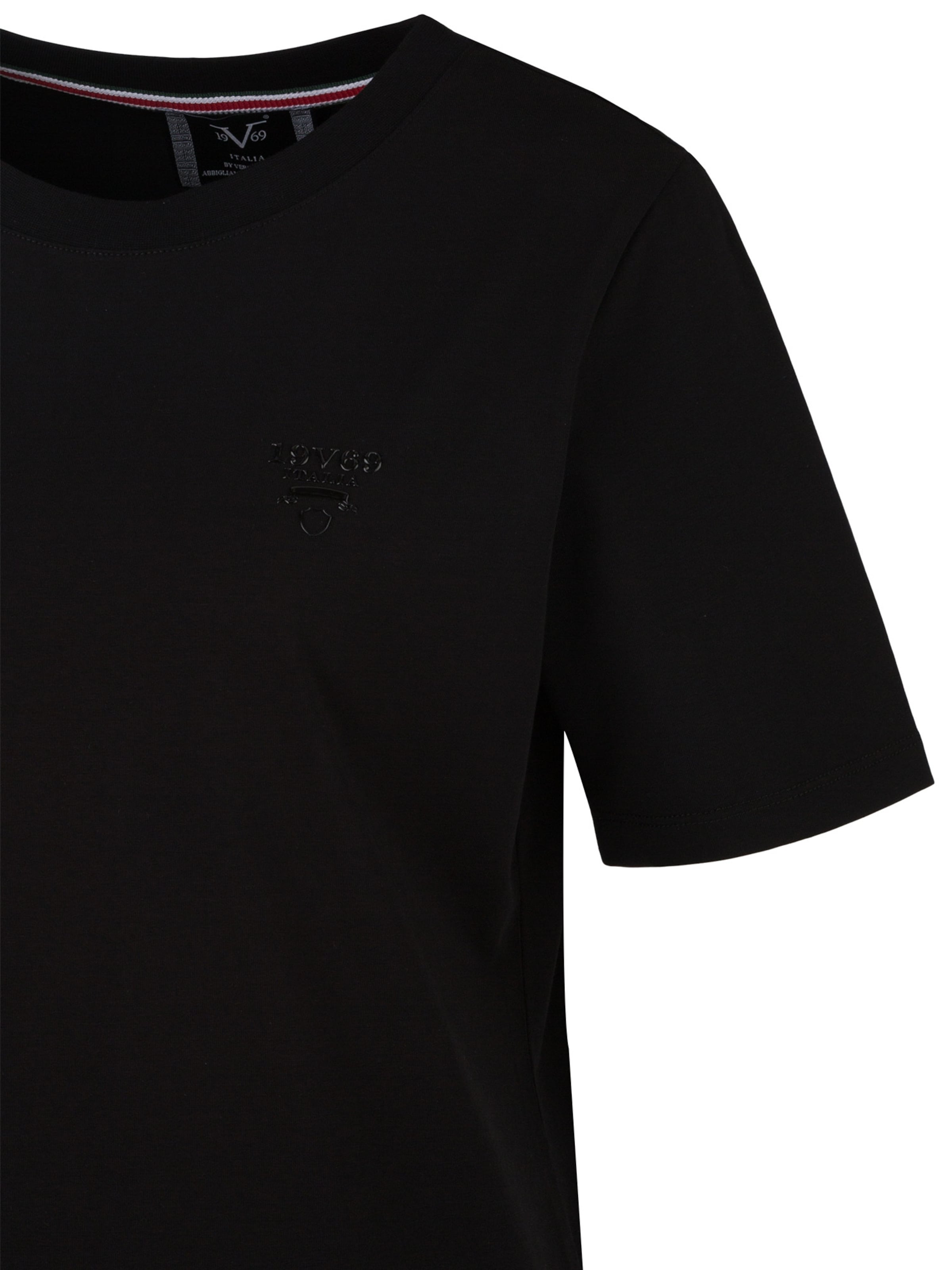 19V69 ITALIA Shirt 'Bella' in Black