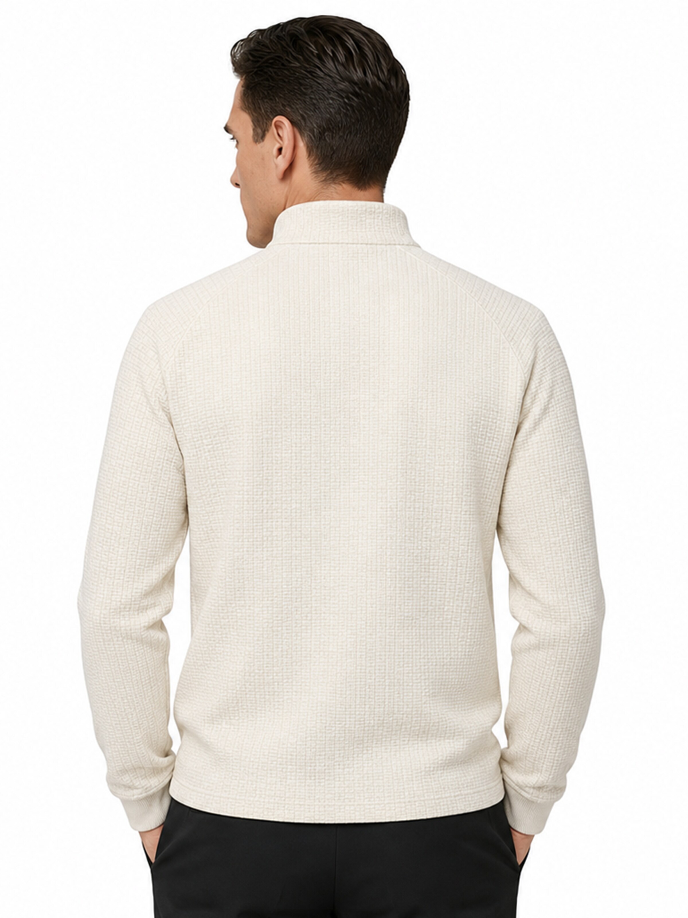 ALLTHEMEN Sweatshirt 'Stille' in White