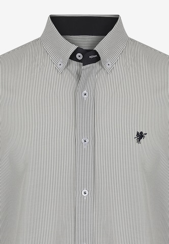 DENIM CULTURE Regular fit Button Up Shirt 'Delmar' in Grey