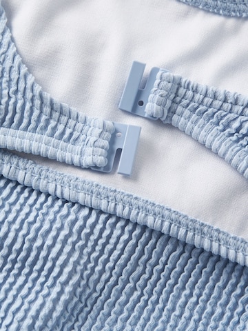 Bustier Bikini 'NKFZiba' NAME IT en bleu