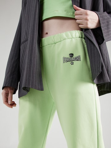 Chiara Ferragni Zwężany krój Spodnie w kolorze zielony