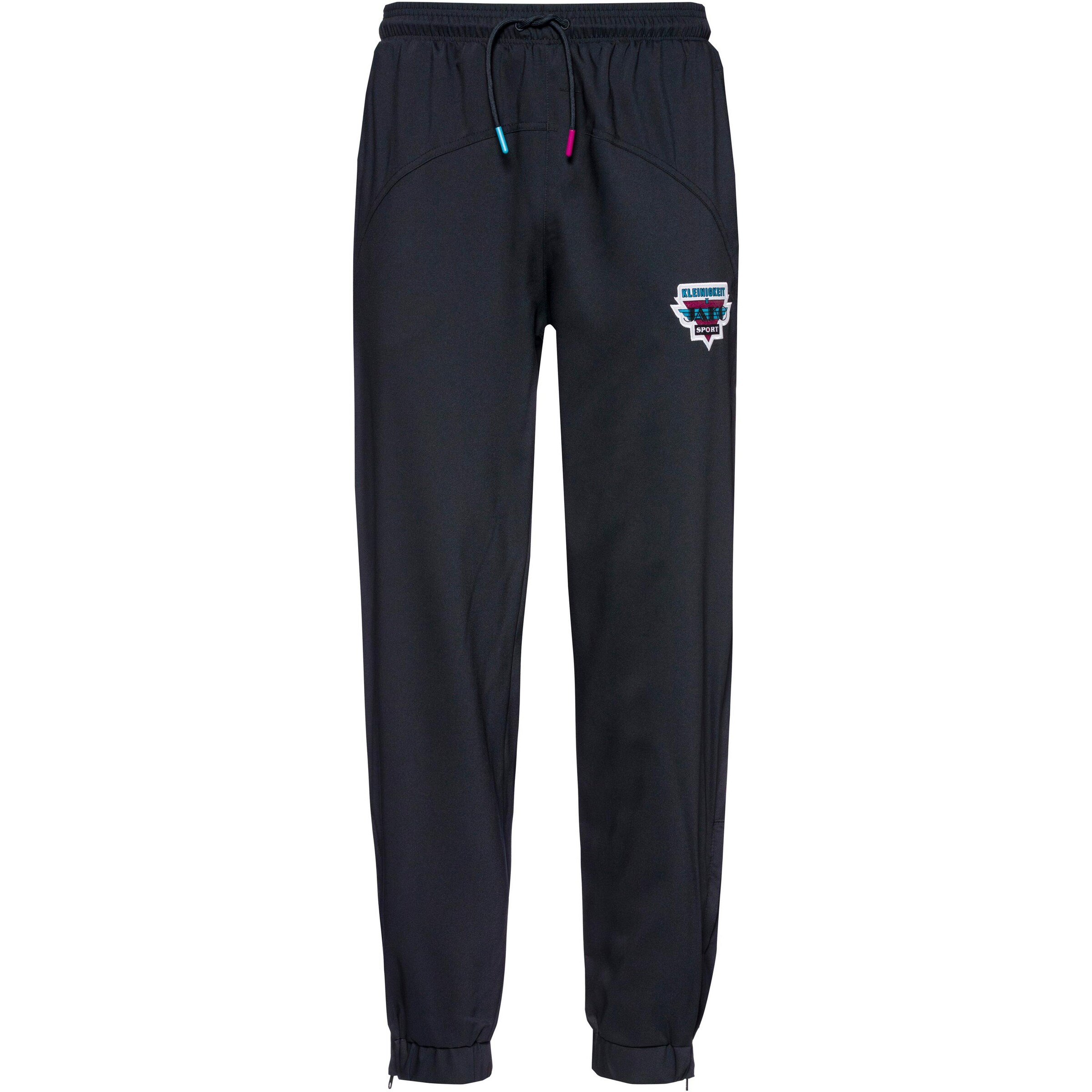 Kleinigkeit Tapered Hose 'Jako x Kleinigkeit' in Schwarz: Vorderseite