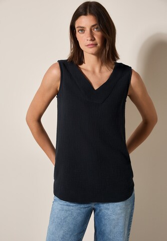 CECIL Top in Schwarz: Vorderseite