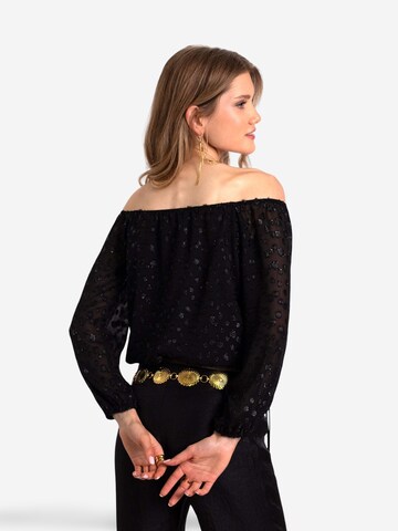 THE-ARE - Blusa em preto