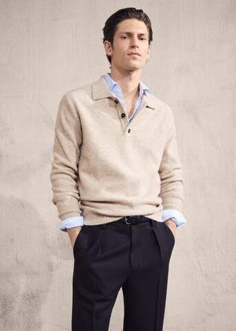 MANGO MAN Shirt 'Yago-i' in Beige