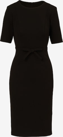 Adrianna Papell Kokerjurk 'Mini Bow Front Sheath Dress' in Zwart: voorkant