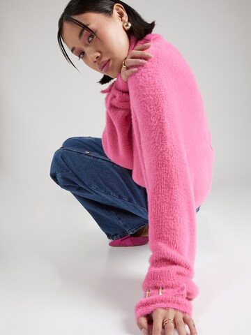 Hoermanseder x About You Sweater 'Doreen' in Pink