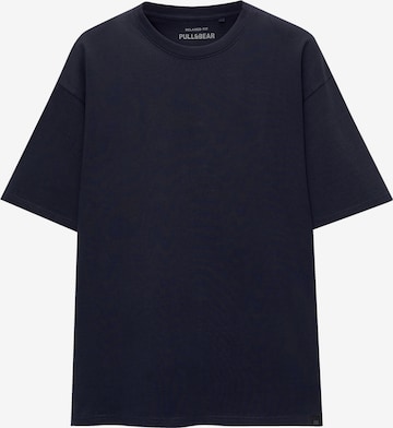 Pull&Bear T-Shirt in Blau: predná strana