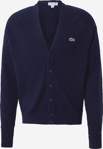 LACOSTE Neuletakki värissä sininen: etupuoli