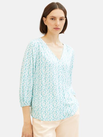 TOM TAILOR Bluse in Blau