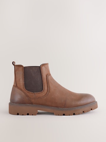 Next Chelsea Boots in Braun