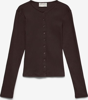 VERO MODA - Cárdigan 'EMMA' en marrón: frente