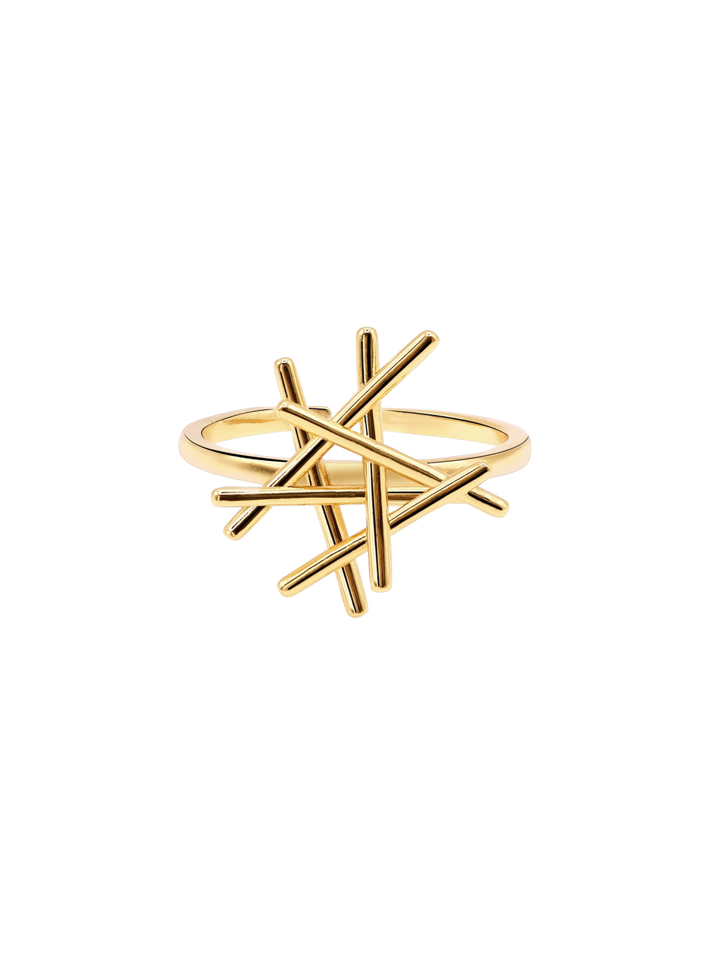 Heideman Ring 'Xavia' in Gold: Vorderseite