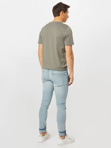 Only & Sons Skinny Farmer 'ONSLOOM LIFE SLIM L BLUE DESTROY DCC8617' - kék