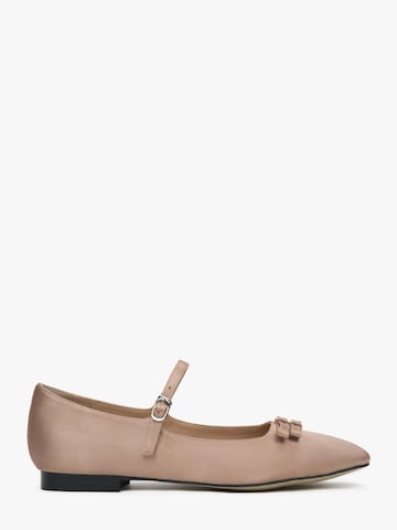Estro Ballerina '803-1' in Beige: front