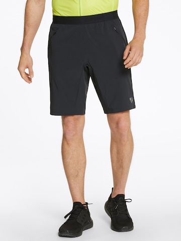 ZIENER Regular Workout Pants 'NALTE' in Black: front