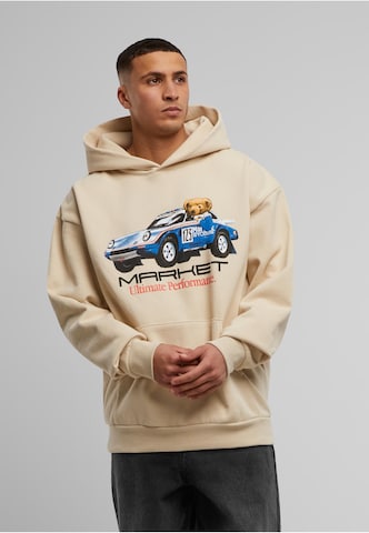 MARKET Sweatshirt 'Ultimate Rally Bear' in Weiß