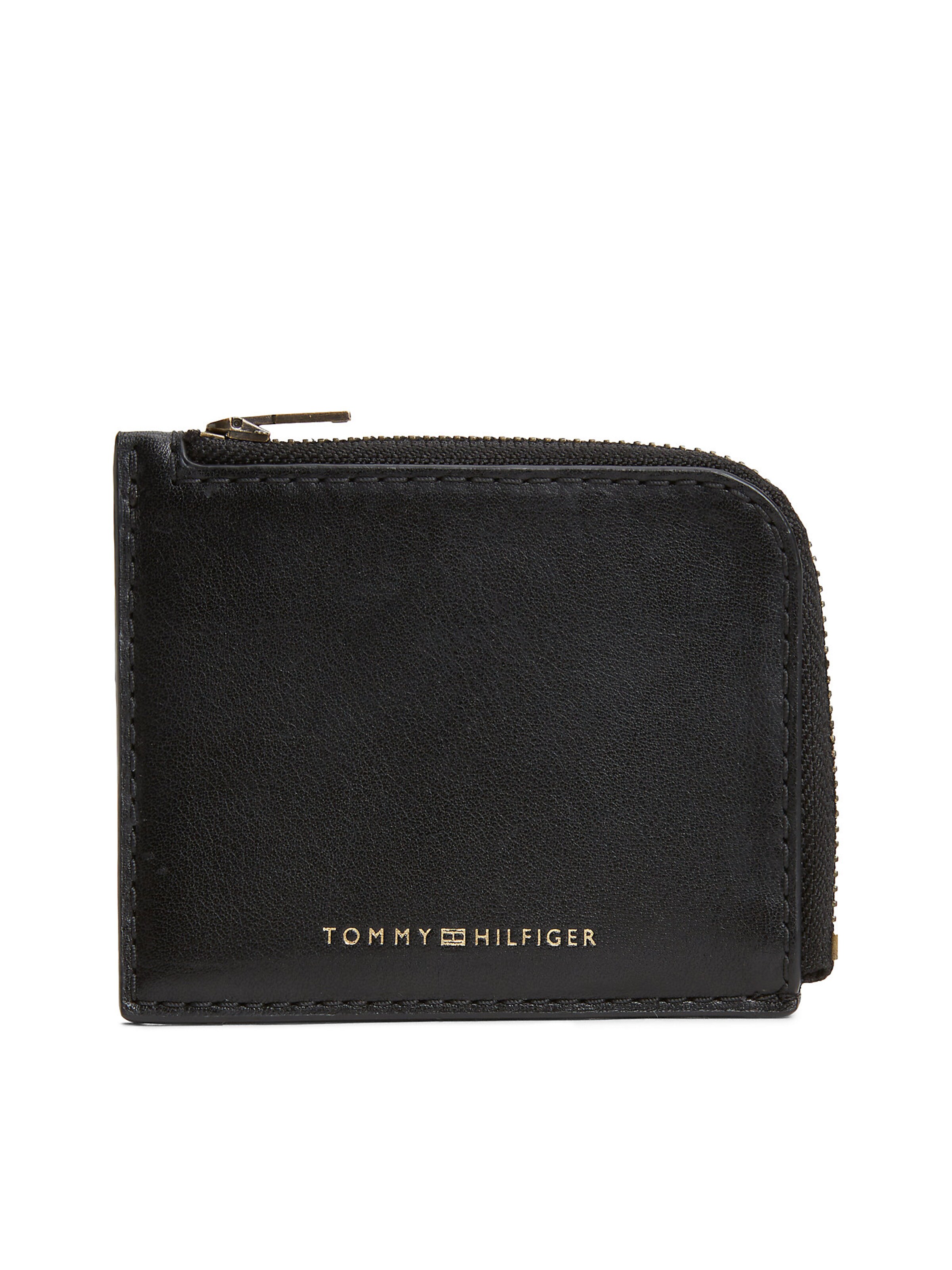 TOMMY HILFIGER Wallet in Black: front