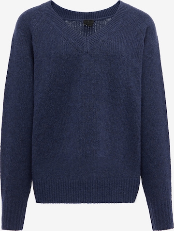 DreiMaster Klassik Sweater in Blue: front