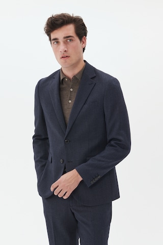 Matinique Slim Fit Jakke 'MAGeorge' i blå: forside