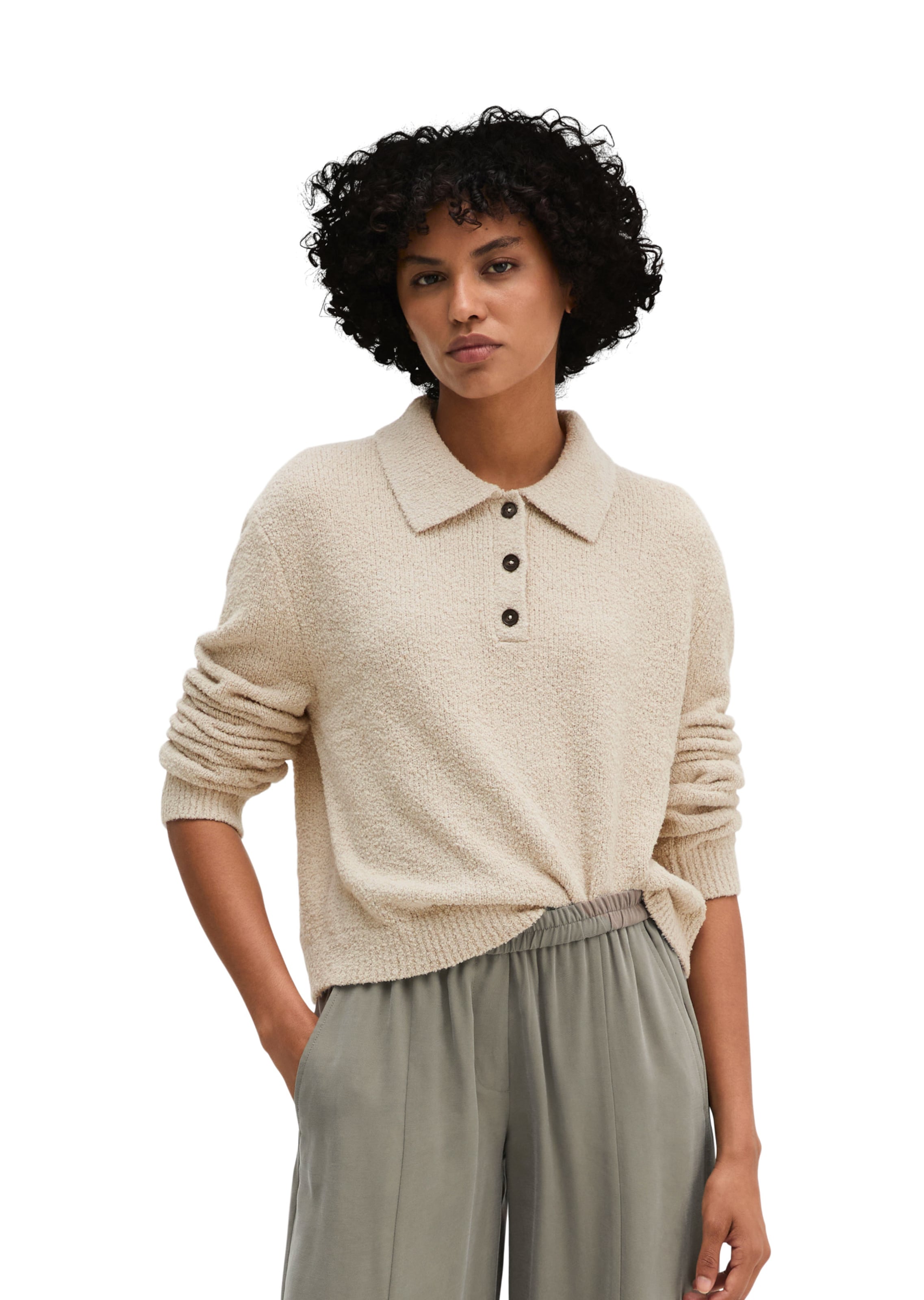 Marc O'Polo Pullover in Beige: Vorderseite