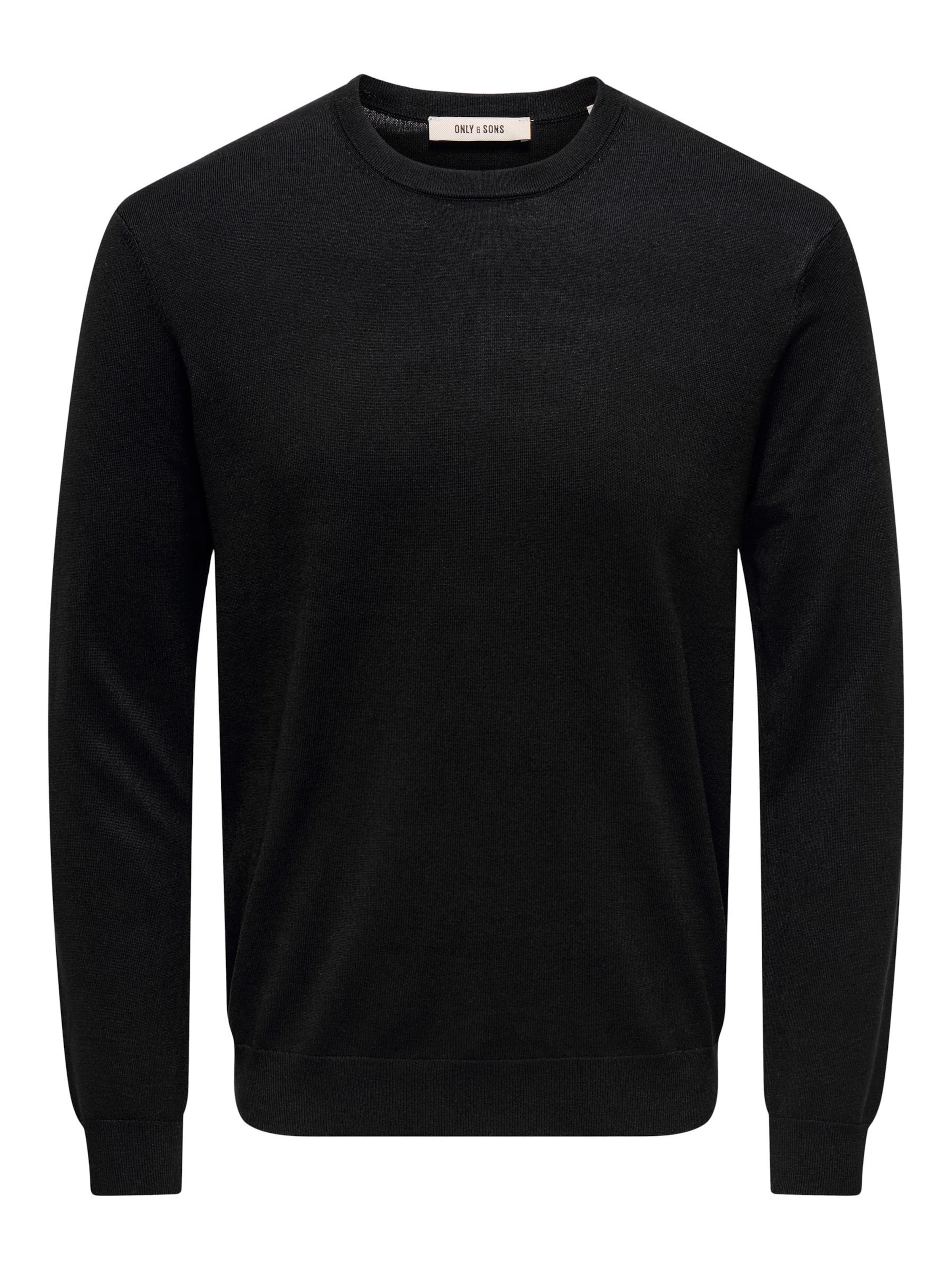 Pulover 'ONSWyler' de la Only & Sons pe negru: față