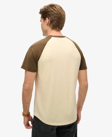 Superdry Μπλουζάκι 'Essential' σε μπεζ