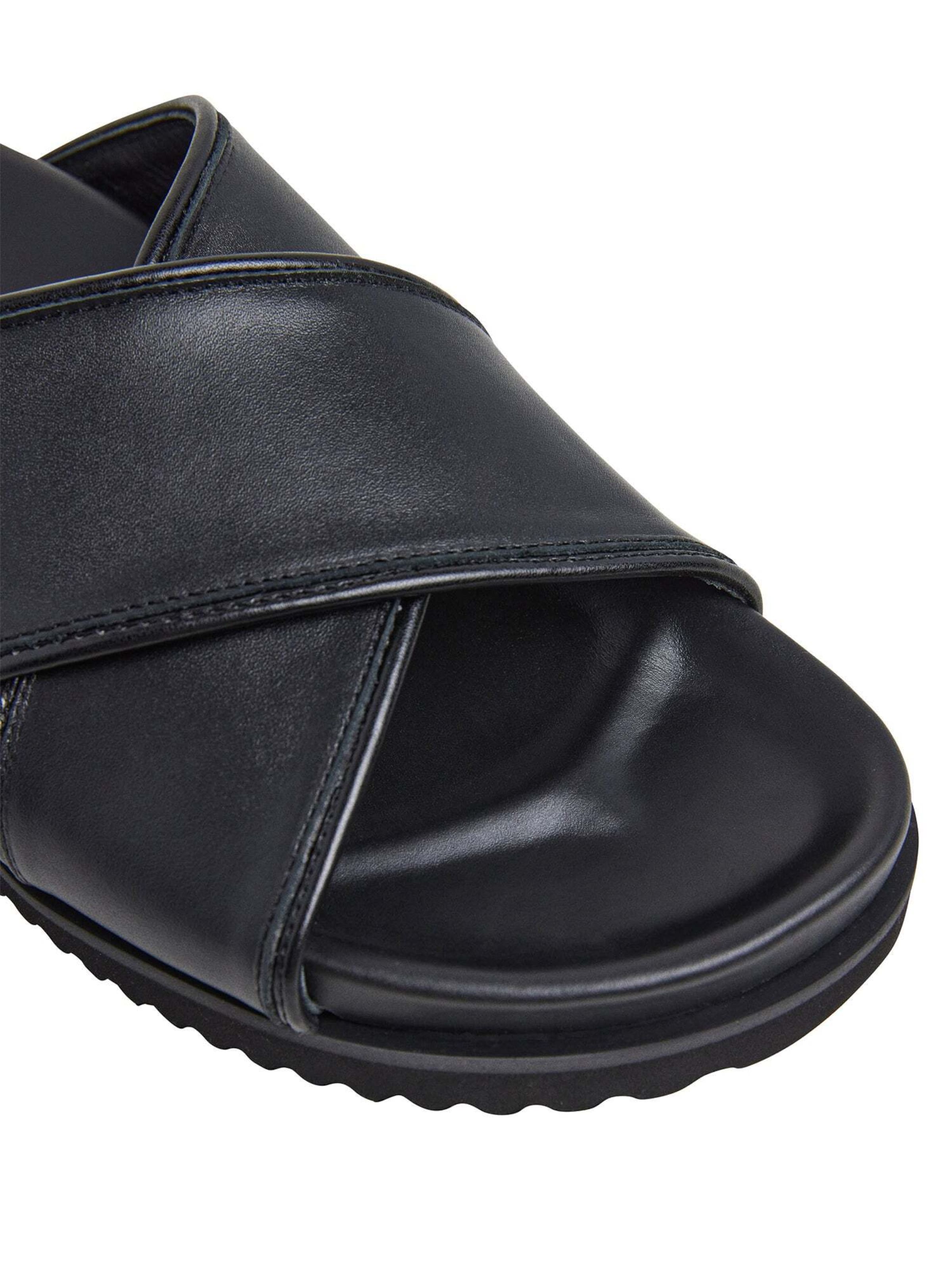 Hackett London Pantolette 'Mikonos' in Schwarz